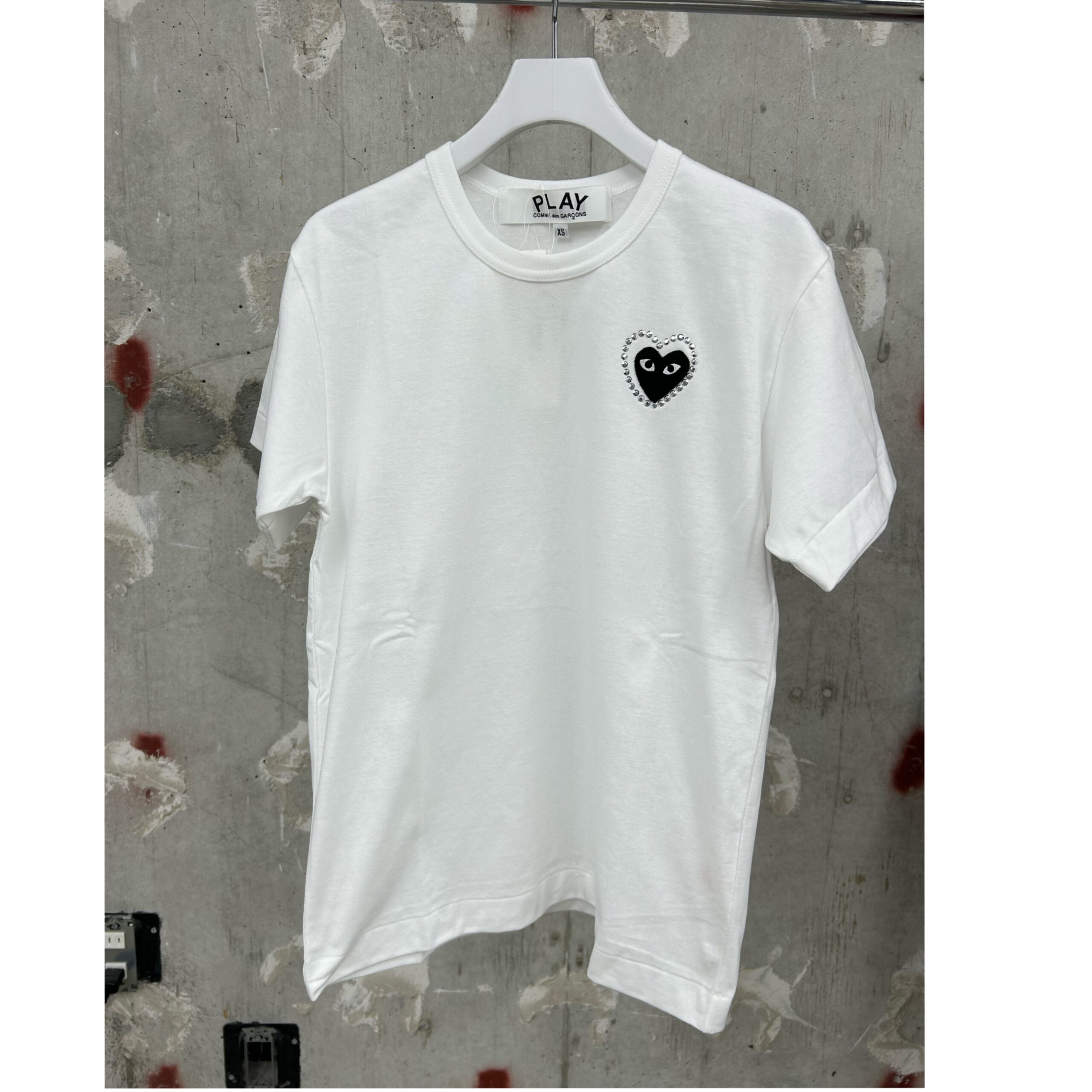 PLAY COMME des GARÇONS】Cotton Jersy T-Shirt With Emblem X