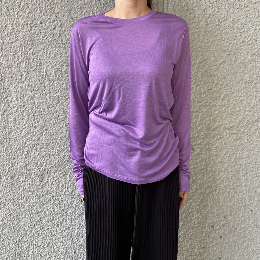 Baserange ベースレンジ Long Sleeve Tee Chay Purple 正規取扱店 Oblige 公式通販 オンラインセレクトショップ