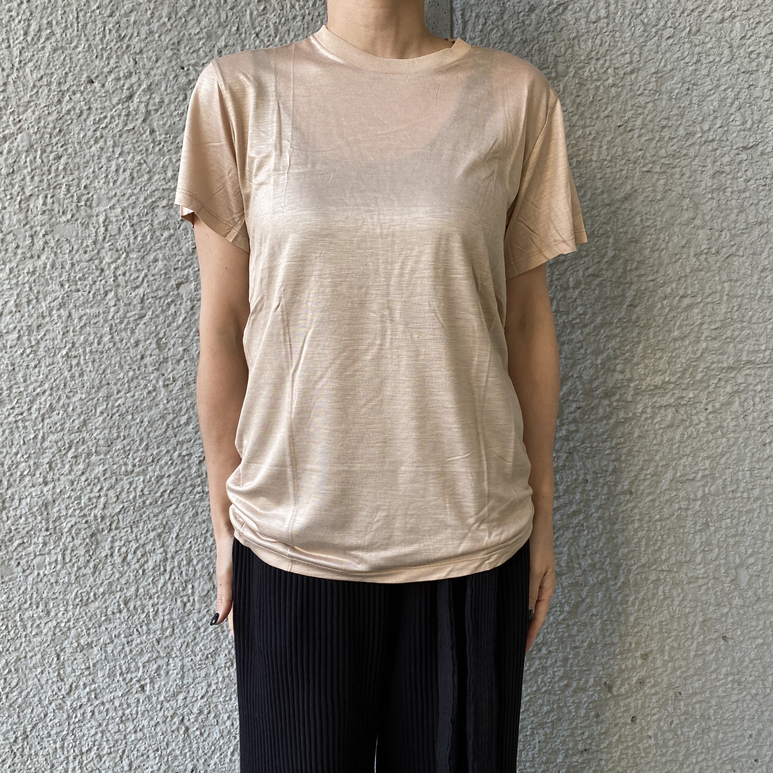 ベースレン Ron 22SS BASERANGE バンブー Tシャツ ピンクの通販 by